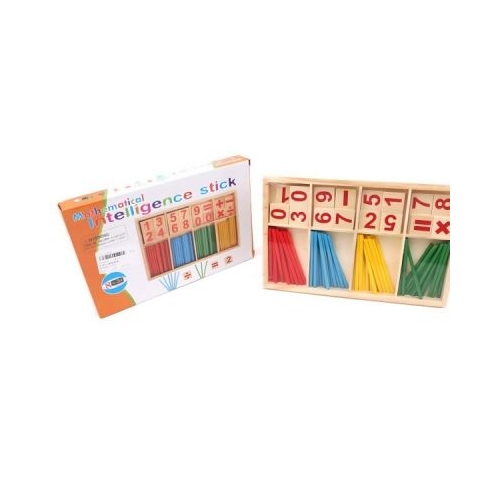 Joc operatii matematice CNX betisoare si cifre Intelligence stick 72 bucset B1039