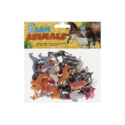 Jucarie figurine animale domestice MegaCreative set de 36 buc. J1684