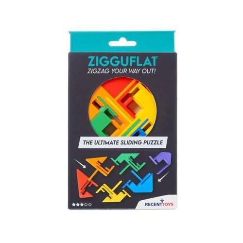 Joc logic Zigguflat Puzzle Recent Toys
