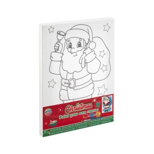 Set creativ Canvas Mos Craciun 20x15 cm