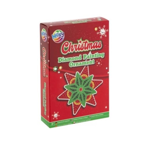 Set creativ DIY Ornamente de Craciun Diamond painting Stea