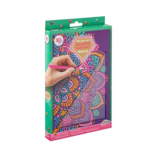 Caiet de desen cu margele Mandala mov