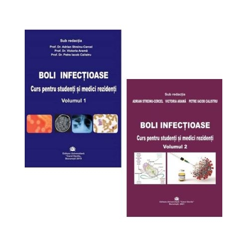 Set 2 volume Boli infectioase. Curs pentru studenti si medici rezidenti - Adrian Streinu-Cercel