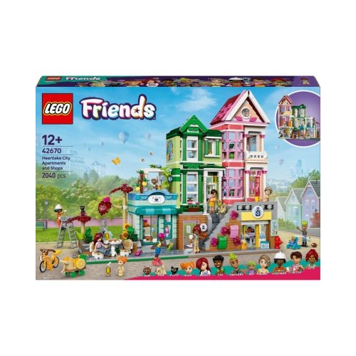 LEGO Friends. Apartamente si magazine in orasul Heartlake 42670 2040 piese