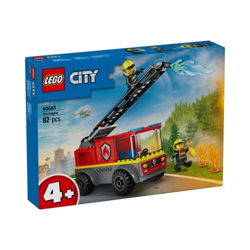 LEGO City Camion de pompieri cu scara 60463 82 piese