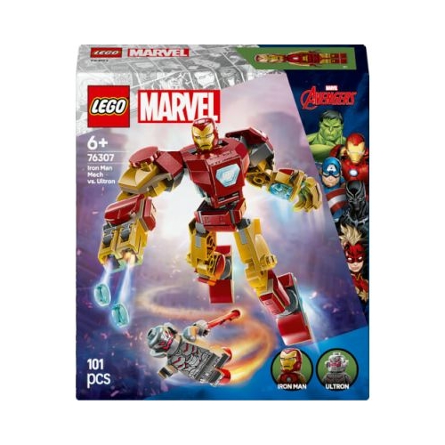 LEGO Marvel Super Heroes. Robotul Iron Man vs. Ultron 76307 101 piese