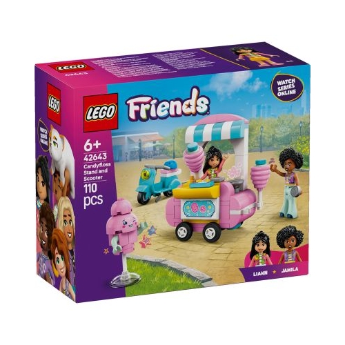 LEGO Friends. Taraba cu vata de zahar si scuter 42643 110 piese