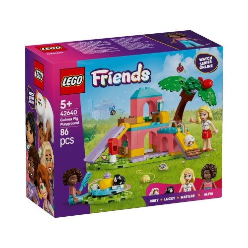 LEGO Friends. Teren de joaca pentru porcusori de Guineea 42640 86 piese