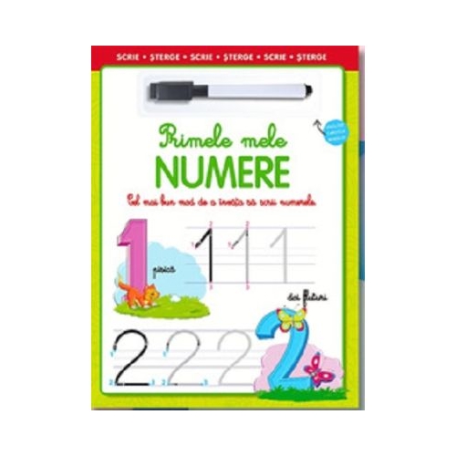 Primele mele numere. Scrie sterge