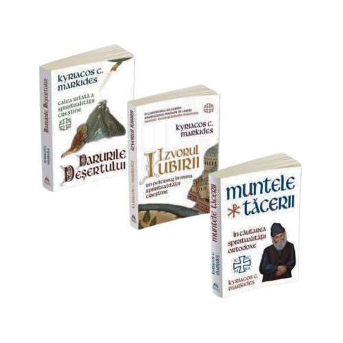 Pachet 3 carti Kyriacos Markides. Calea catre inima spiritualitatii crestine intelepciunea de la Muntele Athos