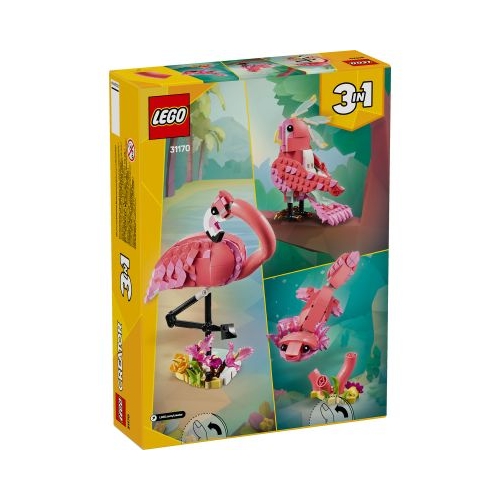 LEGO Creator. Animale salbatice Flamingo roz 31170 288 piese