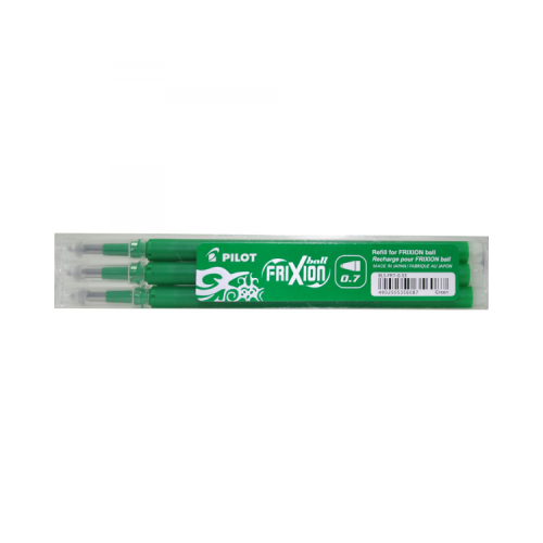 Rezerva roller Pilot Frixion BLS-FR7-B-S3 plastic 0. 7mm Fine verde set 3 buc