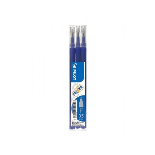 Rezerva roller Pilot Frixion BLS-FR5-L-S3-E plastic 0. 5mm Fine albastru set 3 buc