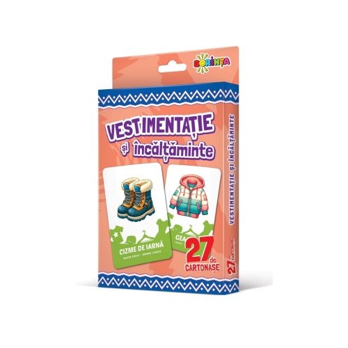 27 de cartonase. Vestimentatie si incaltaminte