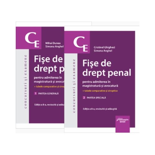 Pachet Fise drept penal - Simona Anghel