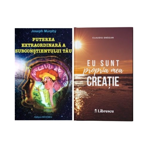 Pachet 2 carti Puterea extraordinara a subconstientului tau si Eu sunt propria mea creatie - Joseph Murphy Claudiu Dragan