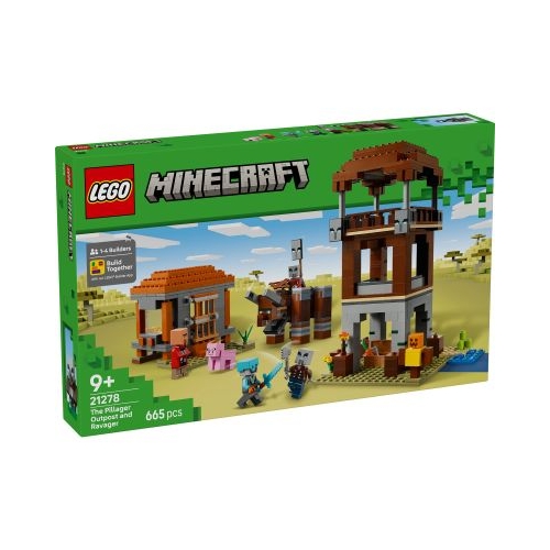 LEGO Minecraft. Avanpostul Jefuitorului si Distrugator 21278 665 piese