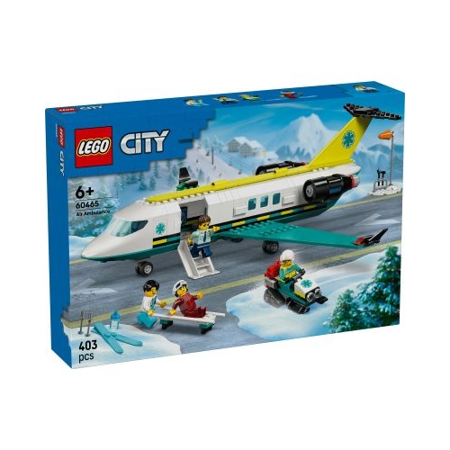 LEGO City. Avion-ambulanta pentru urgente 60465 403 piese