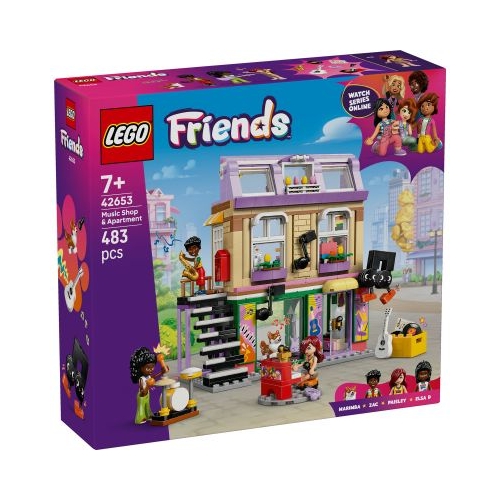 LEGO Friends. Magazin de muzica si apartament 42653 483 piese