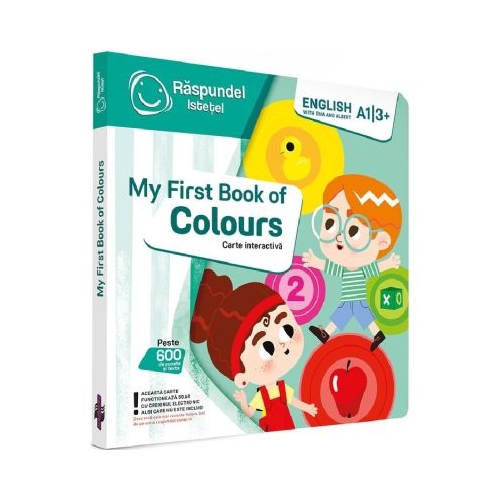 Raspundel Istetel carte interactiva My first book of colours English