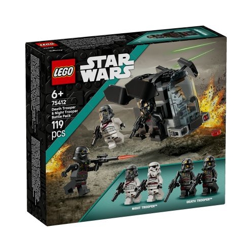 LEGO Star Wars. Pachet de lupta Soldati ai mortii si soldat ai noptii 75412 119 piese