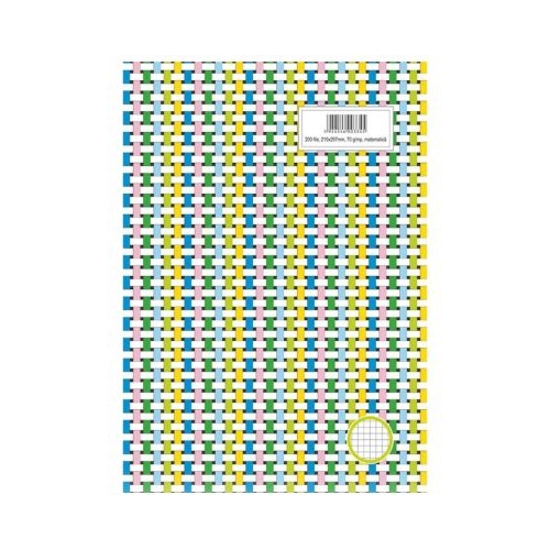 Caiet cu spira matematica A4 200 file Casa Tipografica