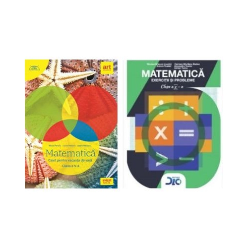 Pachet Matematica. Caiet pentru vacanta de vara. Clasa a 5-a si Exercitii si probleme pentru clasa a 5-a - Marius Perianu Nicolae Grigore