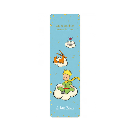 Semn de carte The Little Prince Fox and Rose on the Clouds Kiub