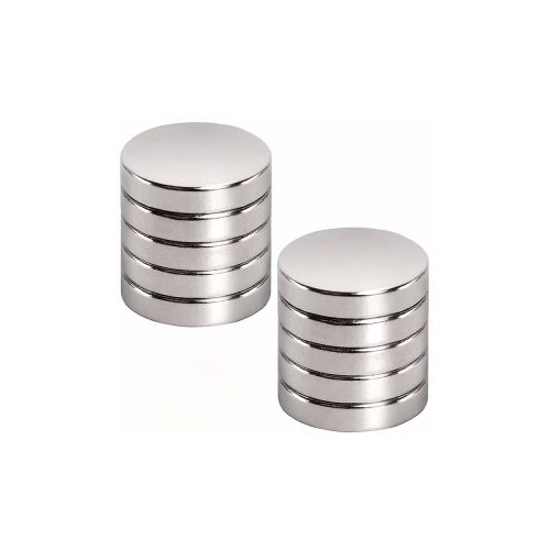 Set 10 magneti neodim disc N48 dimensiuni 6x2mm Pebaro 20927