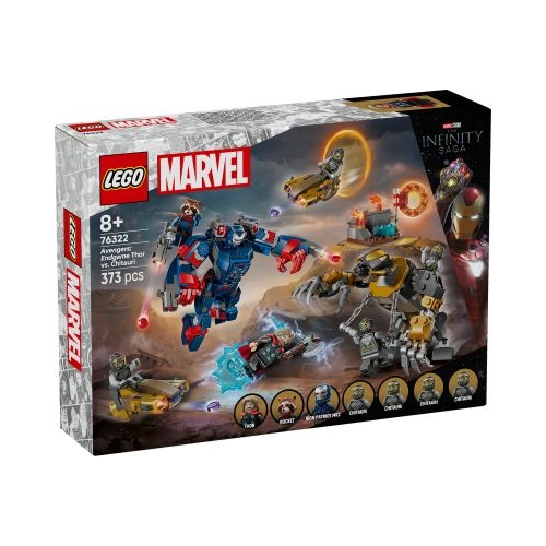 LEGO Marvel Super Heroes. Thor vs Chitauri din Razbunatorii Sfrsitul jocului 76322 373 piese