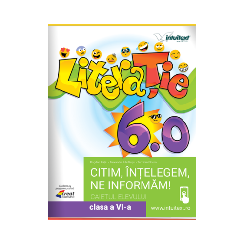 Literatie 6. 0. Caietul elevului pentru clasa a 6-a - Bogdan Ratiu