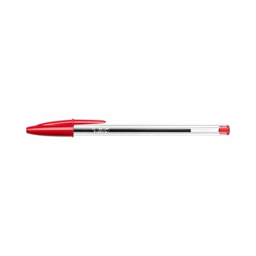 Pix fara mecanism BIC Cristal Medium 1. 0 mm scriere rosie