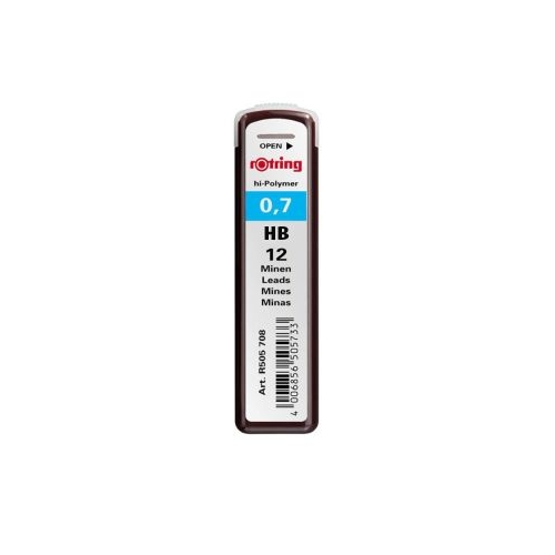 Mine creion mecanic Rotring 0. 7 mm HB 12 bucaticutie