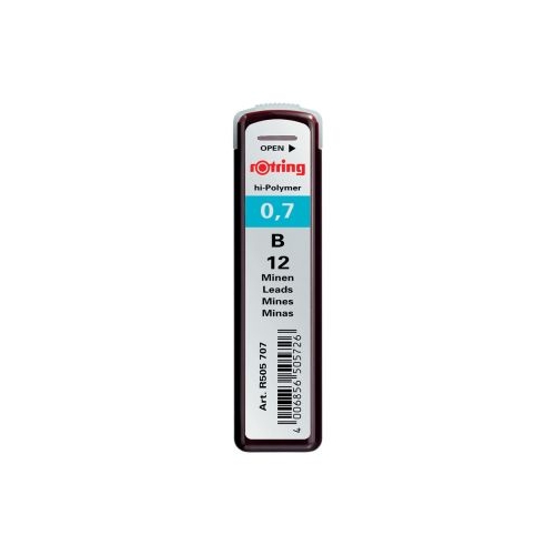 Mine creion mecanic Rotring 0. 7 mm B 12 bucaticutie
