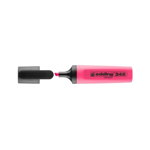 Textmarker Edding 345 varf 2-5 mm roz