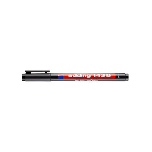 Marker permanent Edding 143 OHP varf 3 mm negru