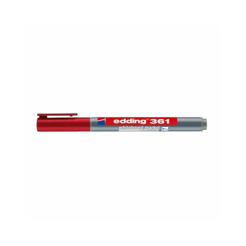 Marker Edding 361 pentru tabla corp plastic varf 1mm rosu