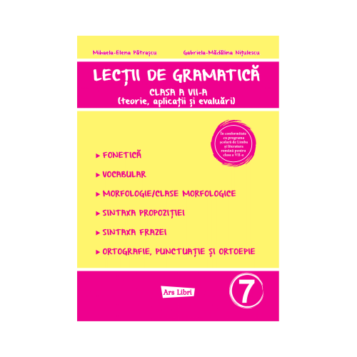 Lectii de gramatica clasa a 7-a - Mihaela-Elena Patrascu