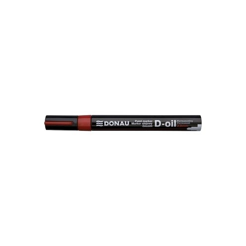 Marker permanent cu vopsea Donau varf rotund 2. 8 mm rosu