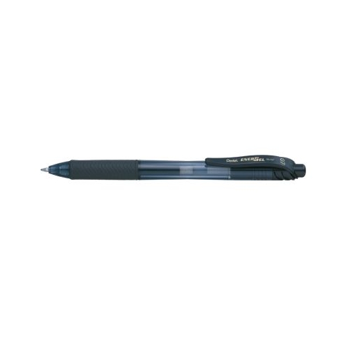 Roller cu gel Pentel Energel X 0. 7 mm plastic negru