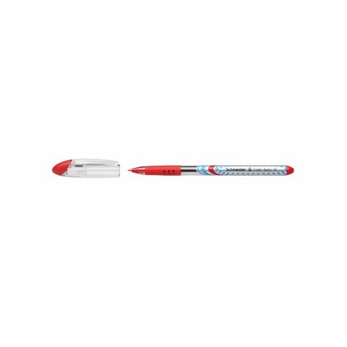 Pix cu gel Schneider Slider M corp transparent varf 0. 4 mm rosu