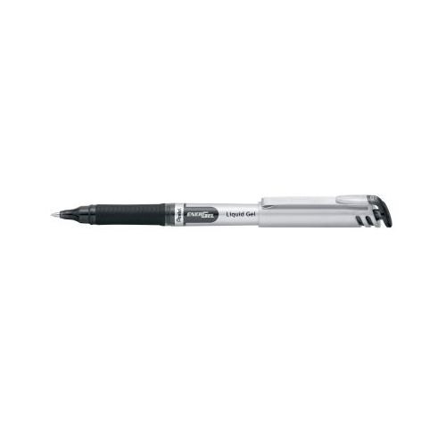 Roller cu gel Pentel Energel 0. 7 mm plastic negru