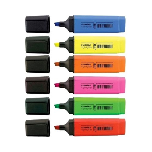 Textmarker A-series varf 1-5 mm 6 culoriset
