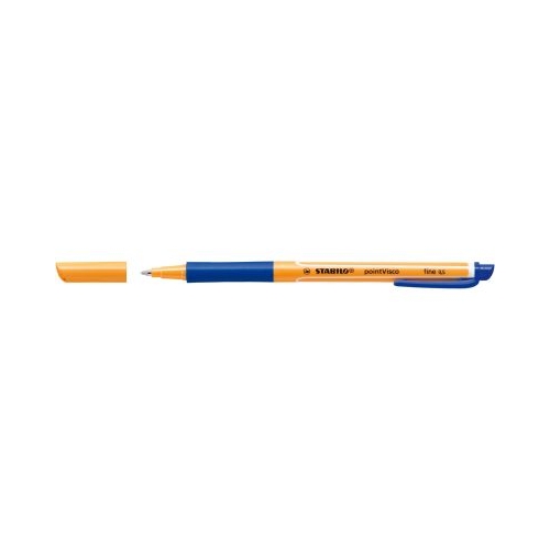 Roller cu gel Stabilo Point Visco 0. 5 mm plastic albastru