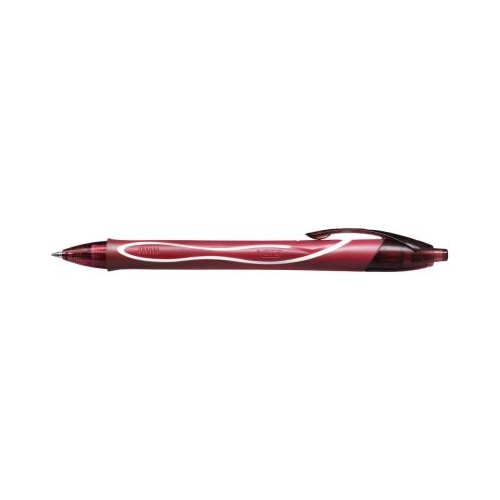 Roller cu gel BIC Gelocity Quick Dry 0. 7 mm scriere rosie
