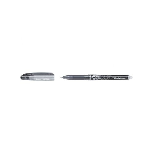 Roller cu gel Pilot Frixion Point fara mecanism 0. 5 mm negru