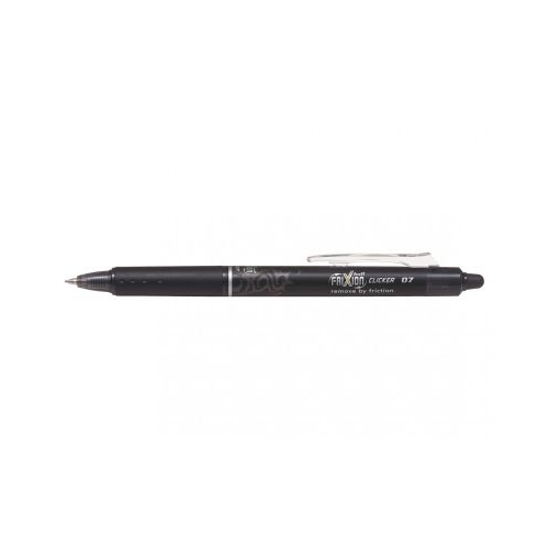 Roller cu gel Pilot Frixion Clicker cu mecanism 0. 7 mm negru