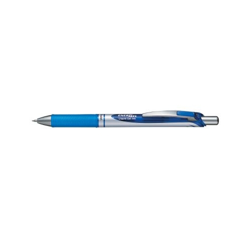 Roller cu gel Energel Pentel 0. 7 mm plastic albastru