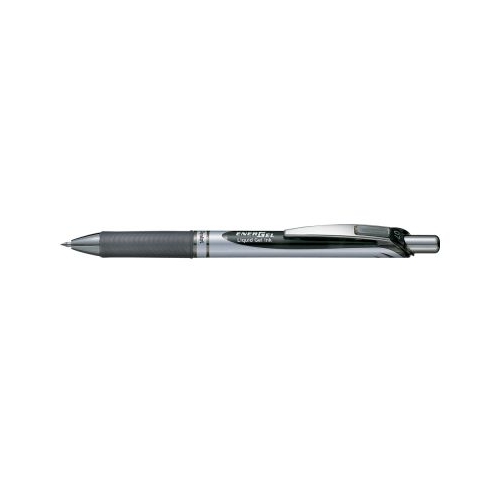 Roller cu gel Pentel Energel 0. 7 mm plastic negru
