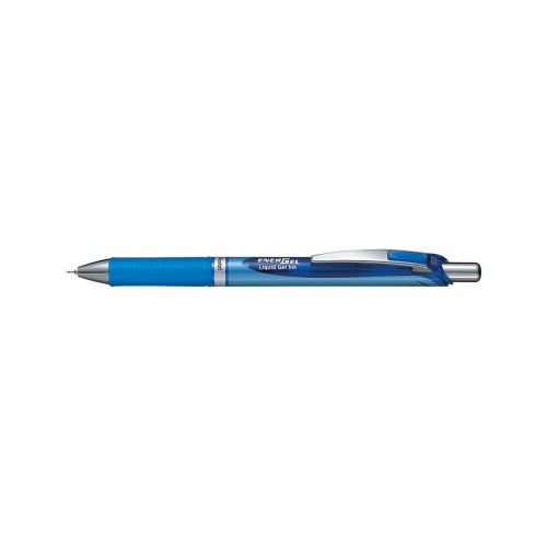 Roller cu gel Pentel Energel 0. 5 mm plastic albastru